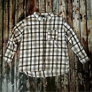Cotton On Plaid Button-Up Shirt